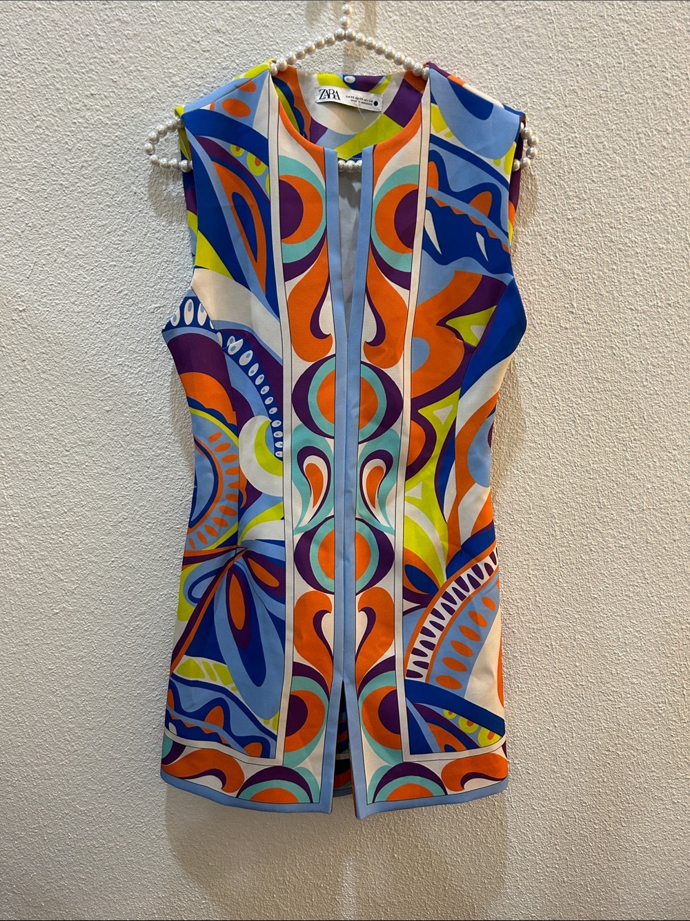 ZARA Geometric Print Dress Size XS